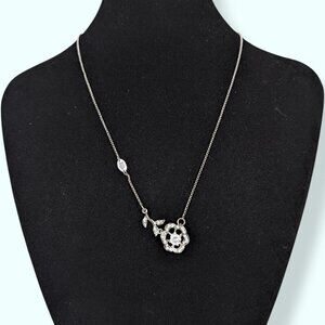 Juicy Couture Floral Rhinestone Necklace